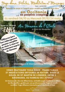 stage pilates et yoga au hameau de l'étoile