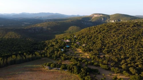 vue aerienne hameau de l'étoile